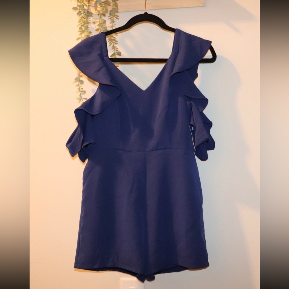 Royal Blue Boutique Romper S